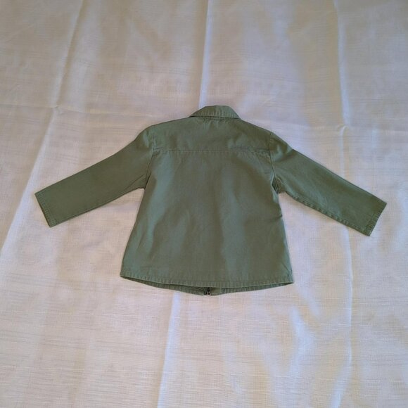 7 For All Mankind Girls‎ Cargo Green Zip up Jacket - Picture 9 of 9
